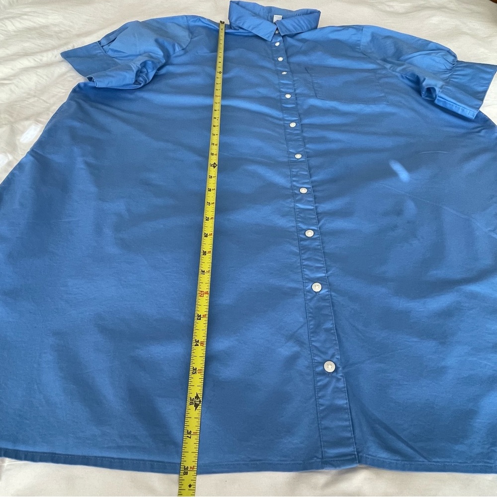 Old Navy Sky Blue Shirt Dress - Picture 8 of 13